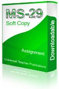 MS-29 Solved Assignment